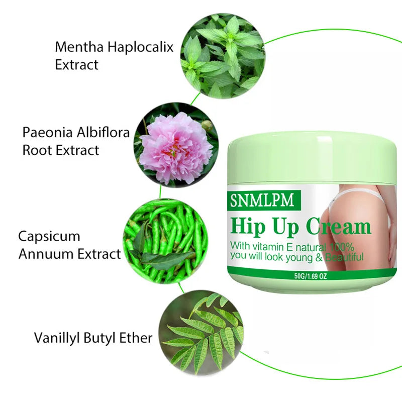 Buttock Enlargement Cream Butt Lift up Firming Essential Oil Big Ass Enhance Hip Growth Tighten Shaping Sexy Body Care for Women