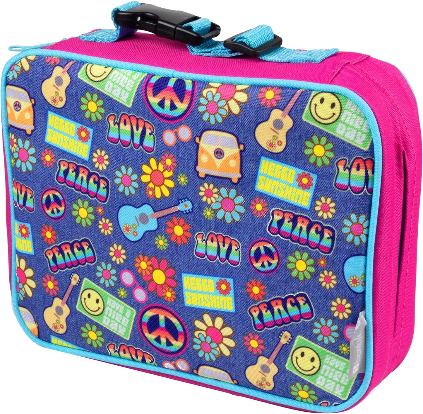 Lunch Box for Kids- Insulated, Waterproof, Durable Tote Bag Lunchbox Fits Bento Boxes, Containers, Jars, Bottles- Keeps Food Hotter or Colder Longer- Back to School Reusable Sleeve for Girls