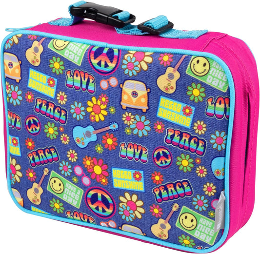 Lunch Box for Kids- Insulated, Waterproof, Durable Tote Bag Lunchbox Fits Bento Boxes, Containers, Jars, Bottles- Keeps Food Hotter or Colder Longer- Back to School Reusable Sleeve for Girls