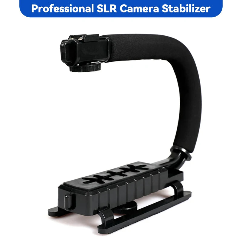 U-Shaped Portable Handheld Photography Camera Holder Video Handle DV Bracket C-Shaped Steadicam Stabilizer Kit for SLR DV
