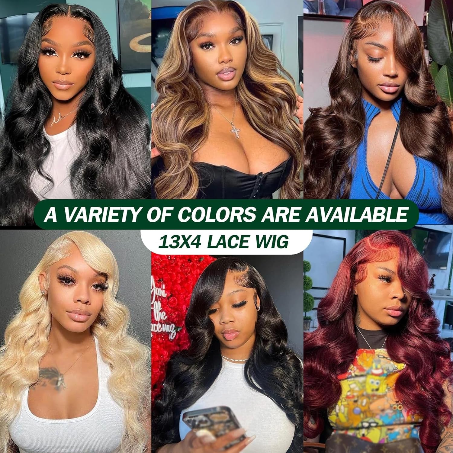 Highlighted 13X4 HD Transparent Lace Front Wigs Body Wave Honey Blonde Pre Plucked Lace Front Wig for Black Women Blonde Highlight Wavy Frontal Wig 4H27 Natural Looking Long Haired Wig