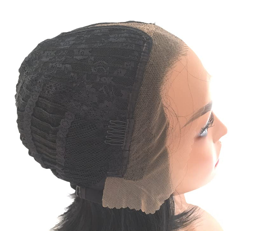 Joe Green 5" Y Shaped HD Lace Frontal Wig Synthetic Pre-Plucked Hair Loose Wave (Scotch Blonde Extra Long Loose)