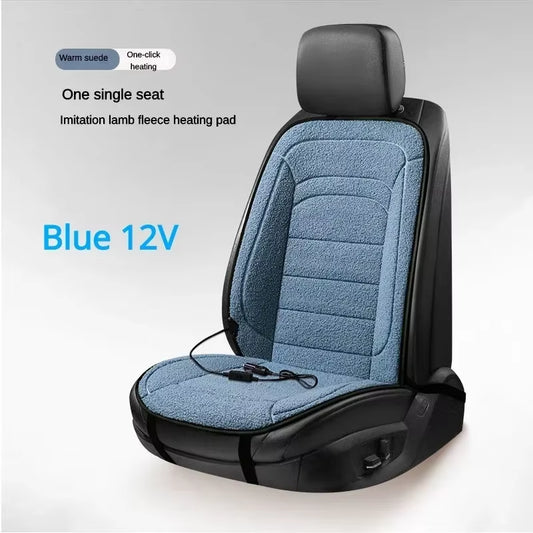 Heated Car Seat Cover Car Heating Cushion Winter Heated Seats Car Seat Warmer 12V Seat Cushion for Back and Seat