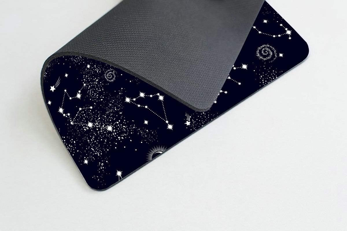 Mouse Pad Space Galaxy Constellation Mouse Pad Star Office Personalized Desk Accessories Non-Slip Rubber Mousepad