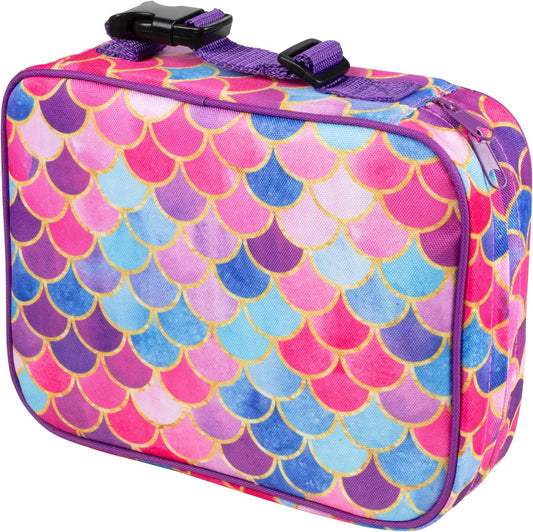 Lunch Box for Kids- Insulated, Waterproof, Durable Tote Bag Lunchbox Fits Bento Boxes, Containers, Jars, Bottles- Keeps Food Hotter or Colder Longer- Back to School Reusable Sleeve for Girls