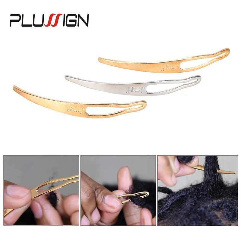 Maintenance Tightening Accessories Dreadlocks Sisterlocks Crochet Microlocks Interlock Dreads Loc Tool Silver Blonde Two Color