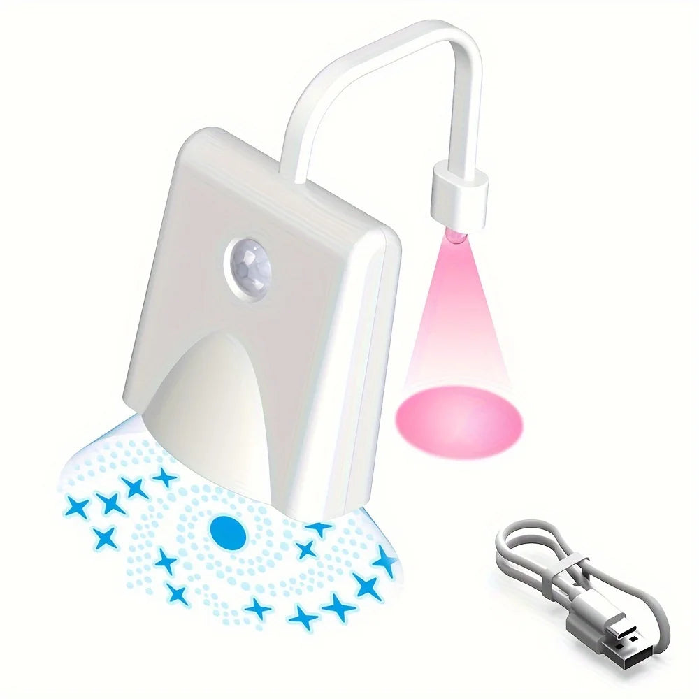 Toilet Light, Toilet Night Lights with Star Projector and Motion Sensor 16 Colors Changing,Toilet Bowl Seat LED Night Light