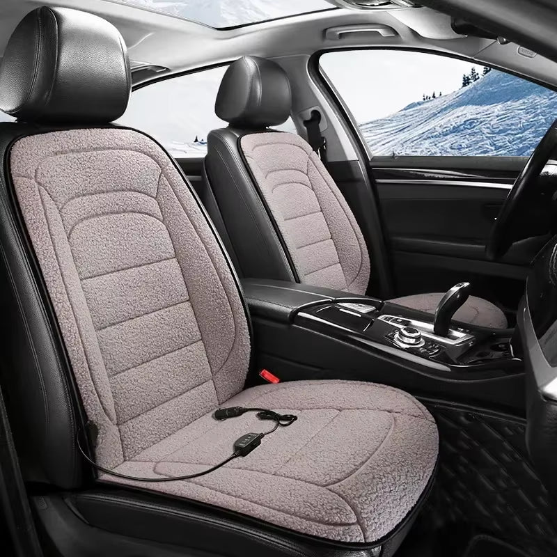 Heated Car Seat Cover Car Heating Cushion Winter Heated Seats Car Seat Warmer 12V Seat Cushion for Back and Seat